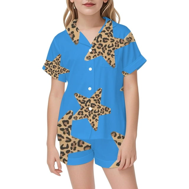 Soft Childrens Pajama Set With Adorable Cartoon Designs Long Sleeve Two Piece Nightwear For Cozy Bedtime And Relaxing Lounging Activities
