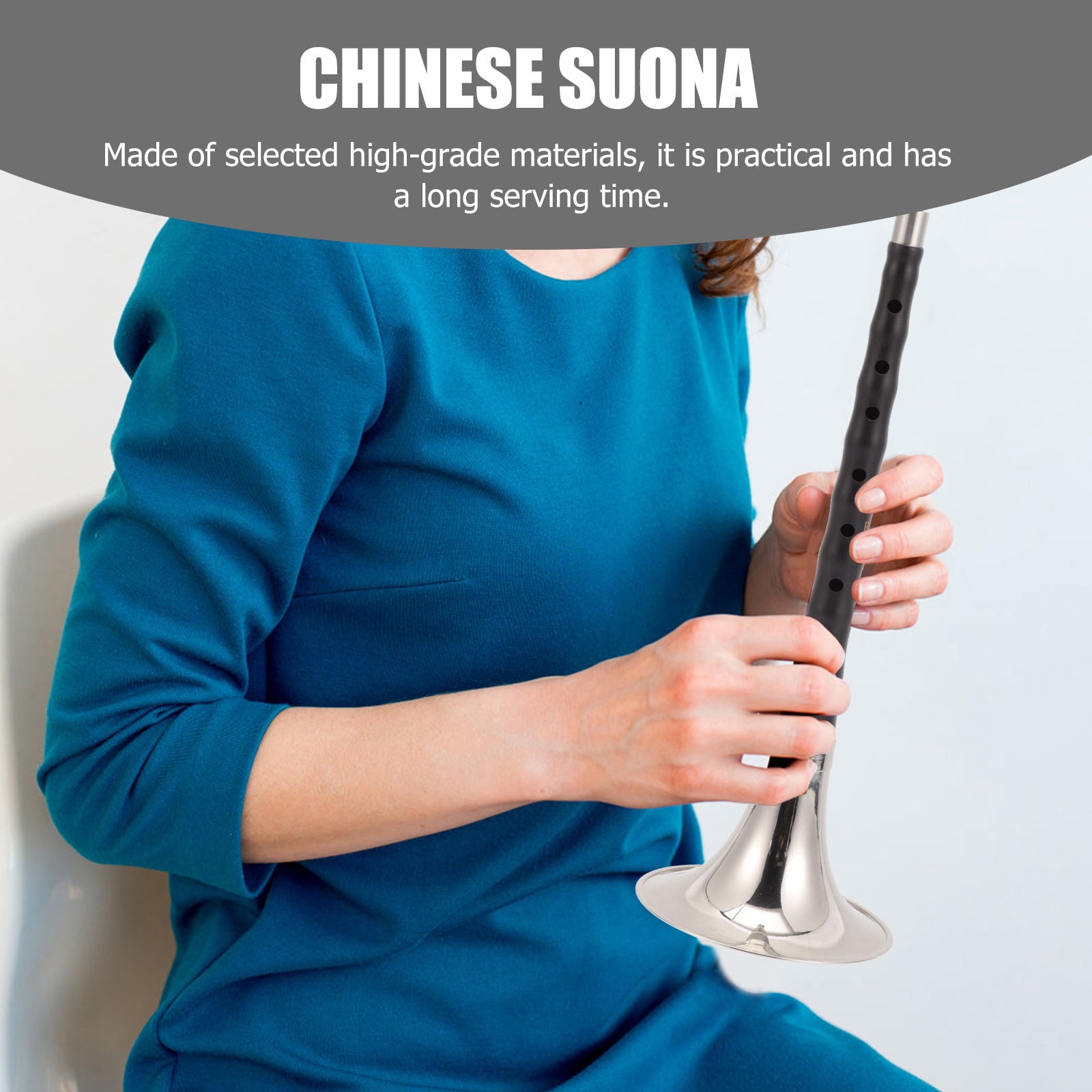 LOLIPPYY Chinese Wind Instrument Set for Professionals, Ethnic Traditional Musical Instrument with Assorted Colors