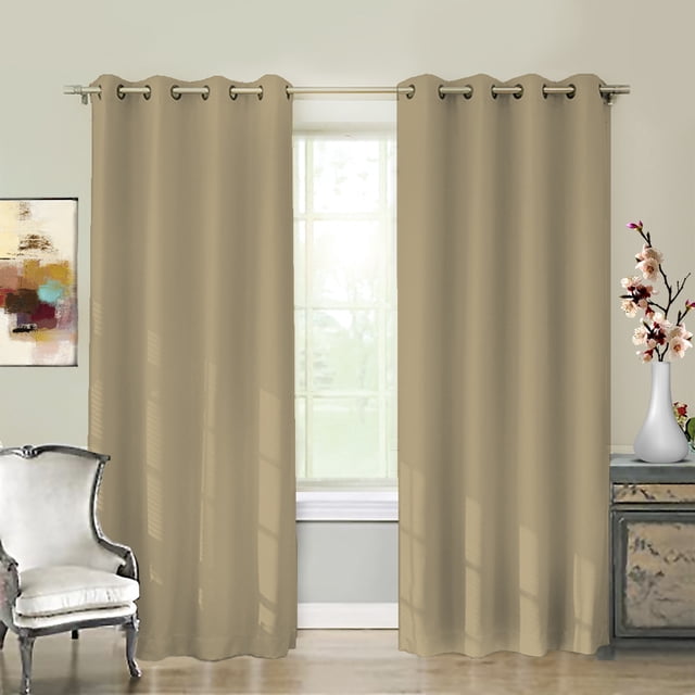 Cortinas Largas Con Aros 2.80 X 2.10 M Alfer Home Jgo 2 Pzas
