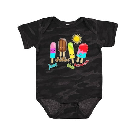 

Inktastic Just Chillin This Summer popsicles Gift Baby Boy or Baby Girl Bodysuit