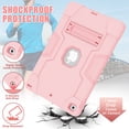 thumbnail image 3 of Heavy Duty Shockproof Case For iPad 7th 8th 9th Generation 10.2 inch with Kickstand, 3 Layer Protection Case Rugged Cover, 3 of 8
