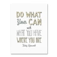 thumbnail image 2 of Trademark Fine Art "Do What You Can" Canvas Art by Megan Romo, 2 of 2