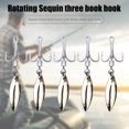 thumbnail image 1 of 10 unidssetJuego de 3 ganchos de pesca con púas de Metal Likrtyny accesorios de aparejos de pesca con lentejuelas giratorias, 1 of 8