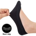 thumbnail image 3 of CAILDANL Womens No Show Thin Socks Cotton Nylon Low Cut Liner Non Slip hidden Invisible Socks for Flats Sneaker 4-6 pack, 3 of 7
