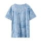 thumbnail image 5 of Tops de Mujer Camisas Casuales Blusas Moda Impreso Cuello Redondo Manga Corta Suelto Odeerbi  ODB151913, 5 of 8