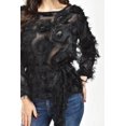 thumbnail image 4 of Blusa con diseño texturizado Roman Fashion Juvenil 5105 Negro negro CH, 4 of 6