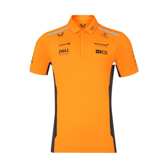 Mclaren F1 Team Mens Replica Autumn Glory Polo Shirt