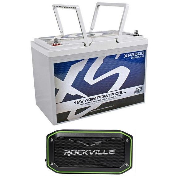 XS Power XP2500 2500 Watt Power Cell Car Stereo Audio Battery   Speaker