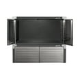 thumbnail image 4 of Seville Classics UltraHD® Stacking Top Steel Body Lockable Storage Cabinet Organizer Shelving Unit, 36" W x 24" D x 18.5" H, Graphite, 4 of 5