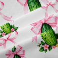 thumbnail image 5 of Manfei Pink Girly Bowtie Curtains and Drapes Pack of 2 (52x63 Each),Cute Cucumber Pattern Black Out Curtains, 5 of 6