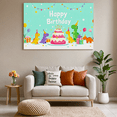 thumbnail image 6 of Colorful Dinosaur Themed Happy Birthday Banner Background Party Decors for Birthday Parties Photography Props Backdrop Decorations, 6 of 8