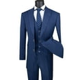 thumbnail image 2 of Vinci Executive 3pcs Suit V2RS-9 Pin Stripe, 2 of 5