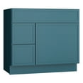 thumbnail image 6 of Vanity Art 36" W Birch Plywood Freestanding Single Base 2 Drawers Storage Cabinet with Soft Close Door, 6 of 9
