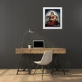 thumbnail image 3 of Robusti, Jacopo 20x23 White Modern Wood Framed Museum Art Print Titled - The Madonna and Child, 3 of 4