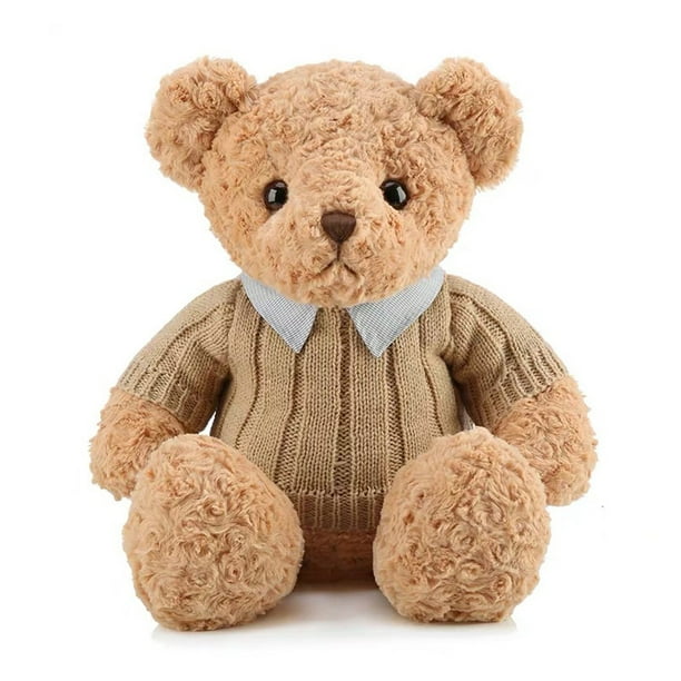 Peluche de peluche con dibujos animados de oso de peluche, 50 cm, animal blando