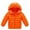 Orange, variant on Utlike Boys Jacket Winter Child Kids Solid Color Hoodie Zipper Coats Keep Warm Jacket Versatile Coat For Boys Flexible Fit Size 2 Years-3 Years