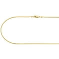 thumbnail image 3 of 10K Yellow Gold Solid Franco Box Chain Closed Link 1.25mm Necklace 24 Inch, 3 of 6
