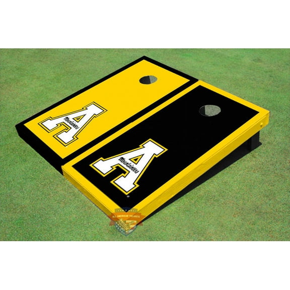 Appalachian State University "A" Alternating Border Cornhole Boards