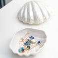 thumbnail image 1 of Jewelry Storage Box Anniversary Earrings Rings Holder Jewelry Display Case White, 1 of 8