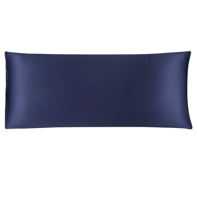 Unique Bargains Taie d'Oreiller en Satin de Luxe Rafraîchissante Anti-Rides Longue Taie d'Oreiller Soyeuse