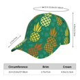 thumbnail image 5 of Goofa Pineapples1 Printed Baseball Cap for Men and Women - Adjustable Unisex Hat for Sports and Casual Wear,Sun protection Casual Outdoor Everyday Fashion Cap, 5 of 9