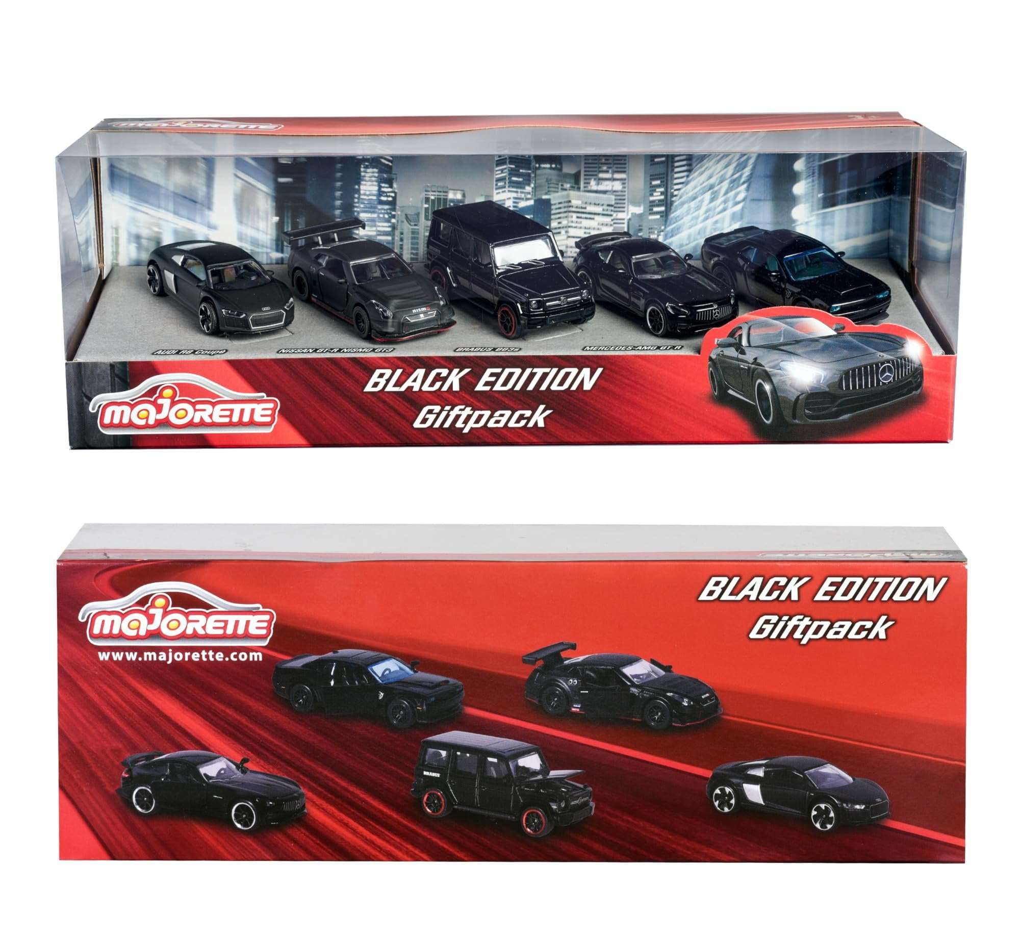 Black Edition (2023) Giftpack 5 Piece Set 1/64 Diecast Model Cars
