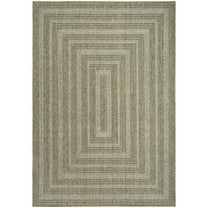 Nourison Home Tulum 4' x 6' Olive Outdoor Rug