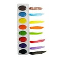 thumbnail image 4 of PEN+GEAR  Semi-Moist Watercolor Paint Set, Oval Pan with Brush, 8 Assorted Colors, 4 of 4