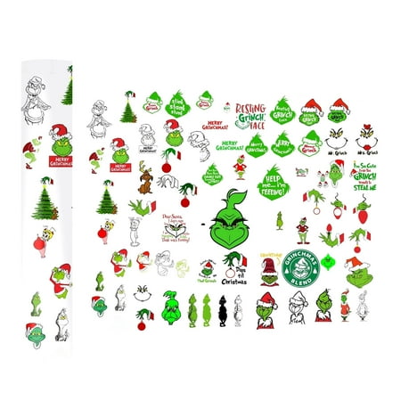 

Sticker Christmas Diy Transfer Film Sticker 30X25Cm Xmas_#M 011S