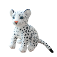 thumbnail image 2 of Zoo Jungle Leopard Plush Toy - Realistic Snow Leopard, Leopard, Black Leopard, Lion Stuffed Plush Animal Dolls, Children's Toy Gifts, 2 of 4
