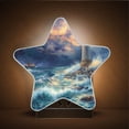 thumbnail image 3 of Star Shaped Energy Saving Night Light Living Room Night Light, Bedroom Night Light, Corridor Night Light, Study Night Light Lighthouse at Sea, 3 of 6