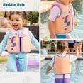 thumbnail image 2 of Paddle Pals Toddler Swim Vest, Stage 2 Front Zip Float Vest for Swim Lessons, 24 Months, 24–33 lbs, 2 of 7