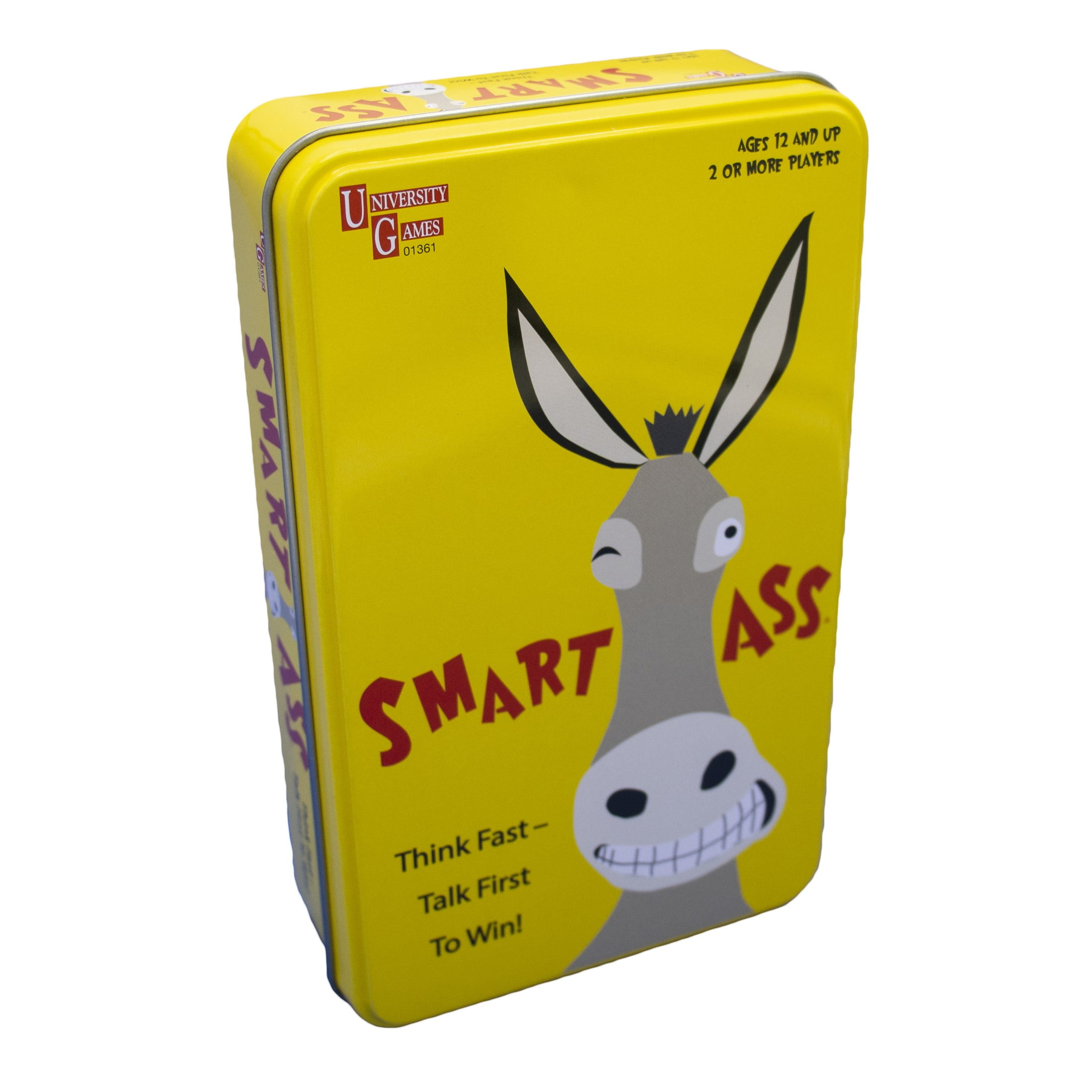 Smart Ass Card Game Tin From University Games For 2 Or More Players Smart Ass Card Game Tin From University Games For 2 Or More Players