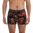 thumbnail image 1 of Fotbe Dark Skull King Throne Calzoncillos Tipo Boxer con Bolsa de Soporte Total para Hombre, X-Temp Fresco, Transpirable y de Secado Rápido-XX-Large, 1 of 5