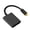 Black, variant on Yajisi Dual Port Toslink Digital Optical Audio Splitter Adapter Cable 1 in 2 Out, White (5.12 inches / 13 cm)