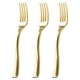 thumbnail image 1 of Toystoory Juego de cucharas de almacenamiento conveniente de 24 piezas Fácil de almacenar y acceder a utensilios de cocina Cubiertos Cubiertos Mostrada tenedor dorado 9.8CM, 1 of 6