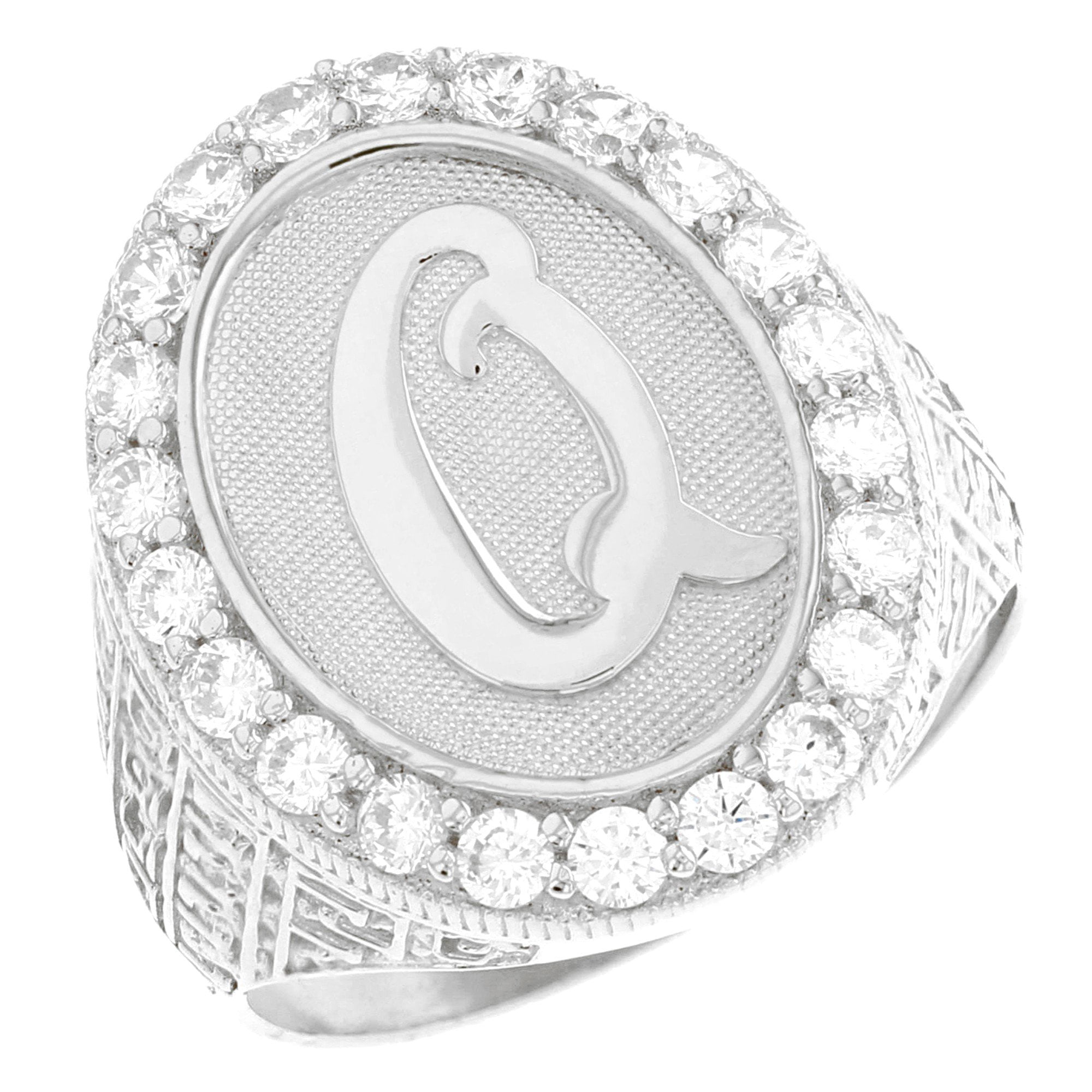 Jewelry Liquidation 10k White Gold White CZ Stunning Ladies Wedding Band Ring