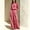 Pink, variant on Morttic Women's High Neck Puff Long Sleeve Top & High Waist Wide Leg Pants with Side Pockets 2 Piece Outfit Loose Casual Set Navy Blue,S