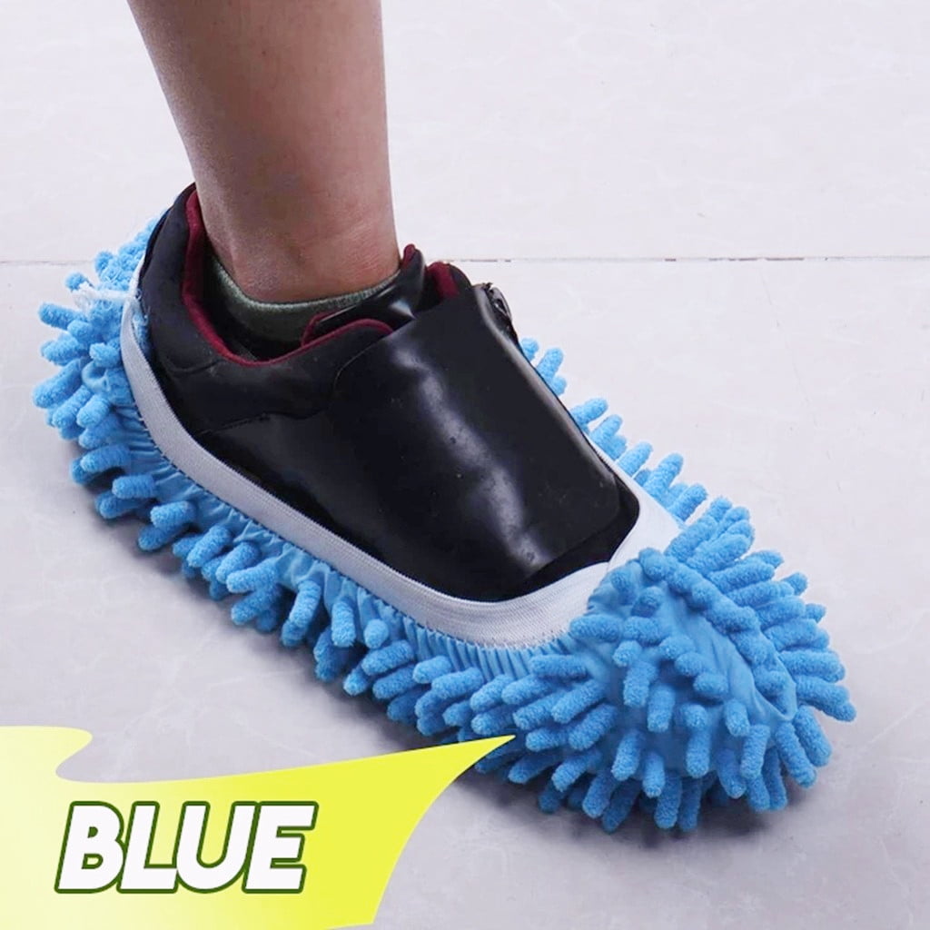 1PC Dust Mop Slipper House Cleaner Lazy Floor Dusting Cleaning Foot Shoe Cover 