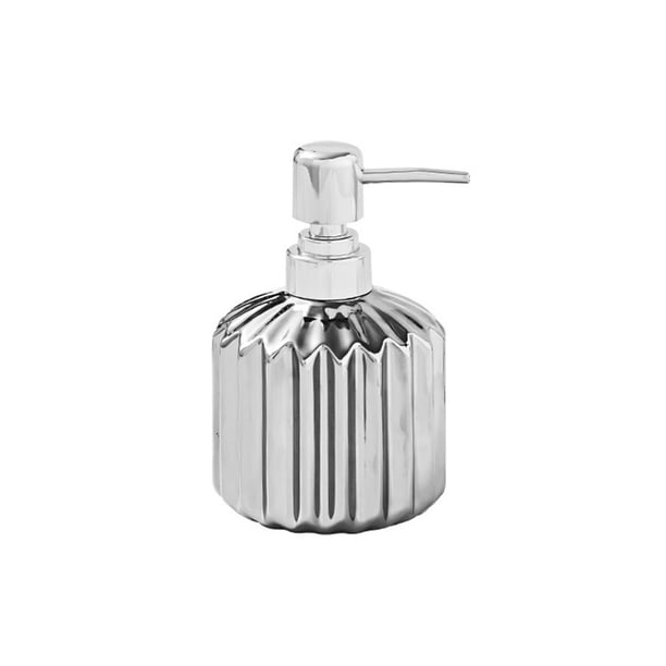 Dispensador de jabón de cerámica for baño, botella con bomba for lociones, jabones líquidos y champú.
