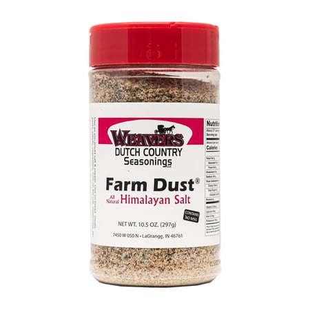 (Price/CASE)Weavers Dutch Country Seasonings Farm Dust Himalayan Salt 12/10.5oz  109375