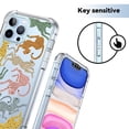 thumbnail image 2 of Cheetah Collage Clear Case for iPhone 11 Pro,Aesthetic Art Design Case for Men Women,Unique Soft Transparent TPU Bumper Case Cover, 2 of 4