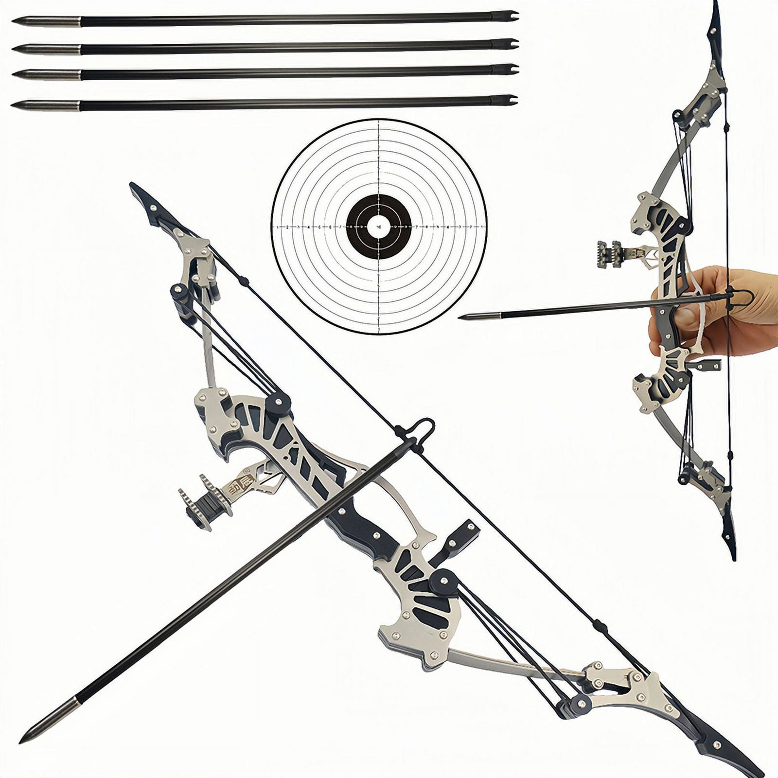 SNOWEAGLE 16.5-inch high-power outdoor recurve eagle bow, new bow and arrow, composite bow, recurve bow, American hunting bow, competitive archery, adult archery (16.5-inch)