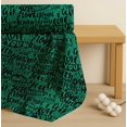 thumbnail image 4 of Soimoi Green Cotton Voile Fabric Just Love Forever Text Printed Fabric 1 Yard 42 Inch Wide, 4 of 7