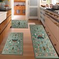 thumbnail image 2 of Kitchen Rugs Sets of 3 Non Slip Washable Kitchen Mats for Floor, Waterproof Kitchen Runner Rug, Floor Mat Carpet for Entryway, Laundry, Sink, Hallway, Bathroom, 2 of 12