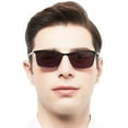thumbnail image 7 of OCCI CHIARI Large Reader Sunglasses 2.0 for Men Reading Sunglasses UV Protection Outdoor 1.0 1.25 1.5 1.75 2.0 2.25 2.5 2.75 3.0 3.5(Black/Transparent,2.00) with Acrylic Lens, 7 of 7