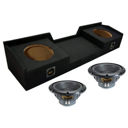 Alpine fits 99-06 Chevy Silverado Ext Cab Sealed Dual 10" W10S4 Loaded Subwoofer Sub Box Enclosure 500W RMS 4 Ohm