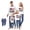 Pajamas-B, variant on Matching Family 250th Independence Day Pajamas – 4th of July Pajamas Sets Holiday PJs - Anniversary American Flag 2 Pcs Holiday Family Pjs for Men, Women
