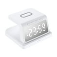 Wireless Charger (Stand), 15W Portable Digital Clock Mobile Phone