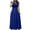 Blue, variant on QUYUON Maxi Dresses for Women 2023 Summer Short Sleeve Crew Neck T-Shirt Dress Solid Color Evening Party Cocktail Long Dresses Pleated A-Line Wedding Guest Dresses Beach Sundress Wine Large